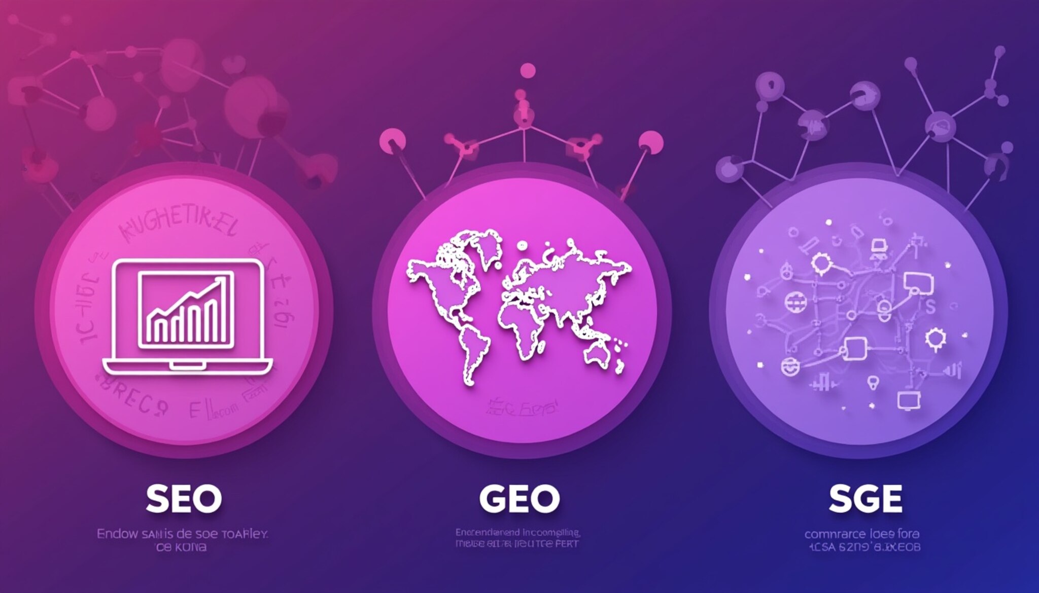 diferenças entre SEO - GEO E SGE